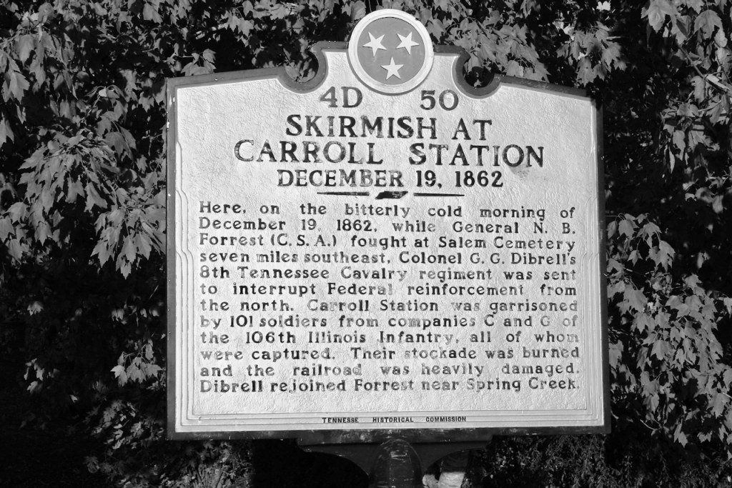Monochrome Monday — Skirmish at Carroll Station